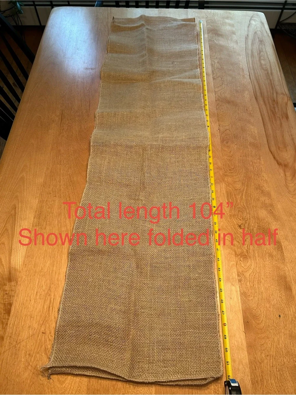 6 Pack Burlap Rustic Boho Farmhouse Table Runners 14”X104”
